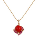 30954 Xuping simple design gold color shell pearl pendant for women